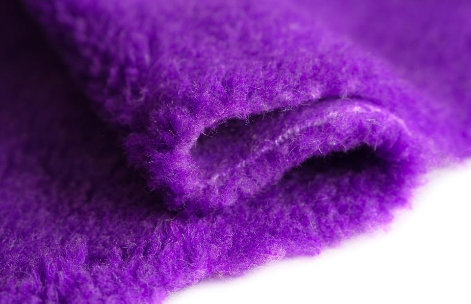 фиолетовый мех